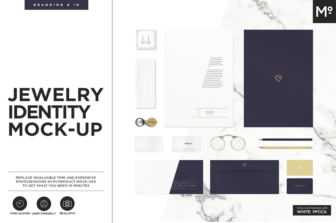 Jewelry Identity Mock-up ~ Branding Mockups ~ Creative Market