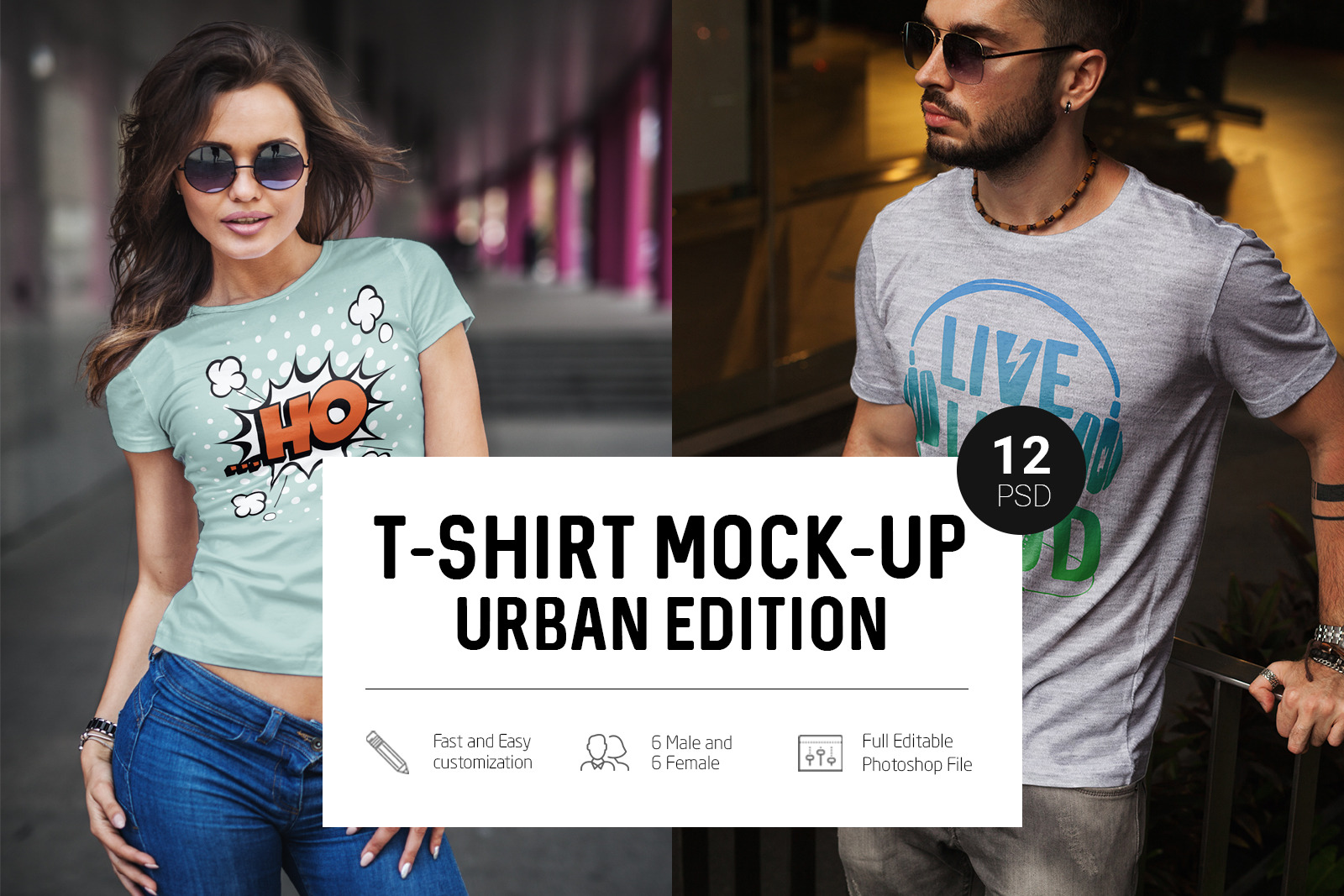 Download T-Shirt Mock-Up Urban Edition ~ Product Mockups ~ Creative ...