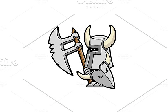 Mini Warrior - Vectorial Drawing in Objects