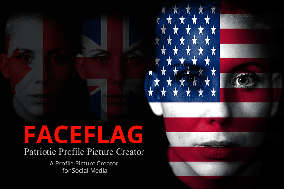 FaceFlag - Profile Picture Creator in Social Media Templates