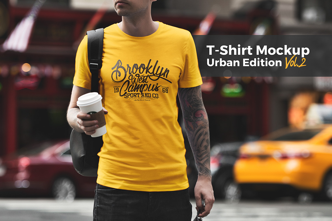 Download T-Shirt Mockup / Urban Edition ~ Product Mockups ...