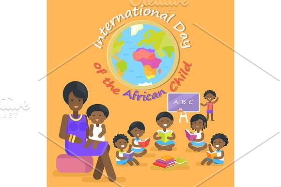 International Day Of African Child Illustration