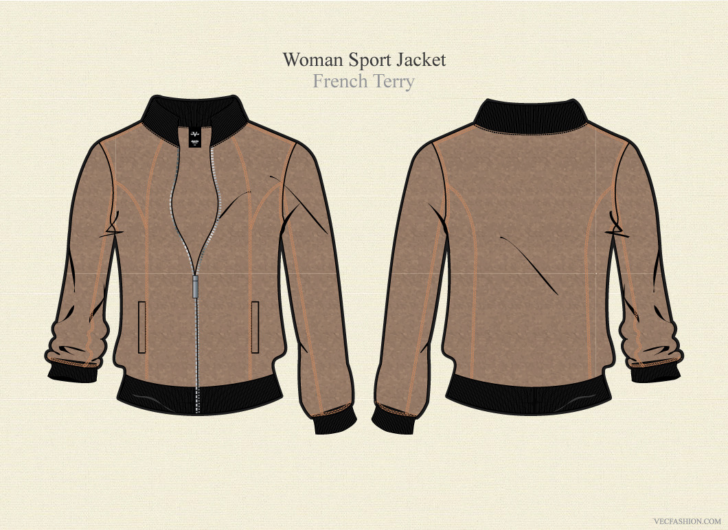 Woman Sport iJacketi Illustrations Creative Market