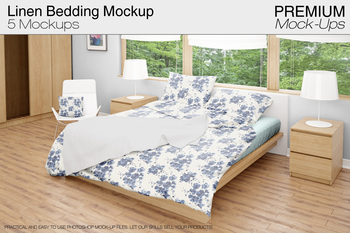 Bedding Mockup Set ~ Product Mockups ~ Creative Market
