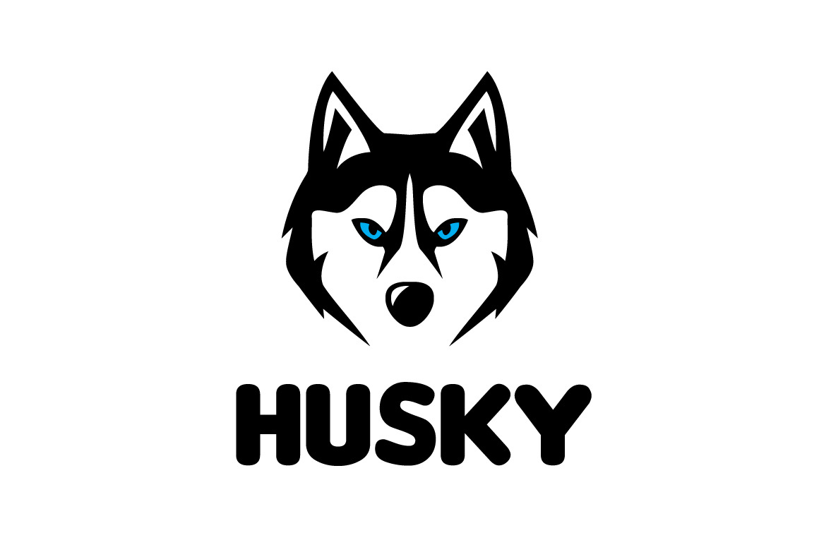 Download Husky Face Logo ~ Logo Templates ~ Creative Market