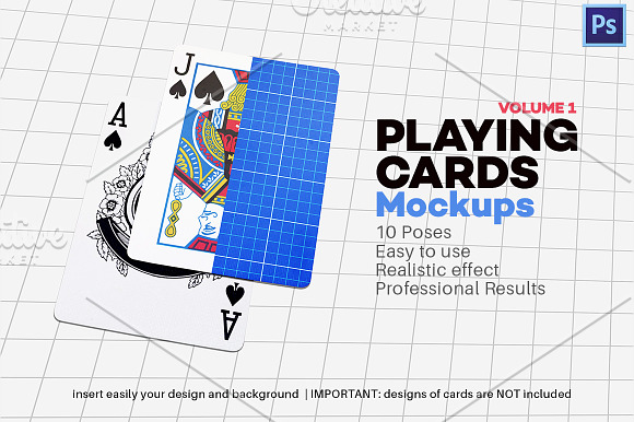 Free Playing Cards Mock-up V.1