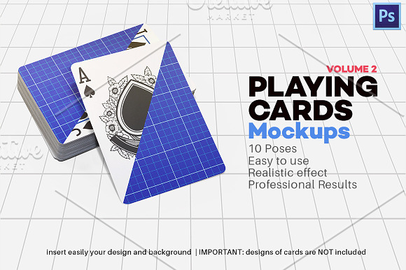 Free Playing Cards Mock-up V.2