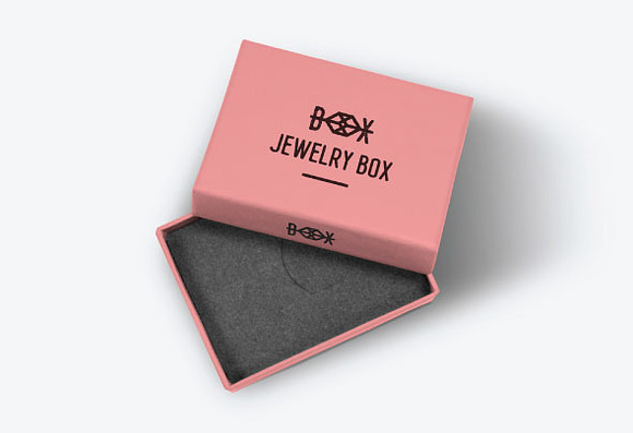 Free Jewelry Box Mock Up