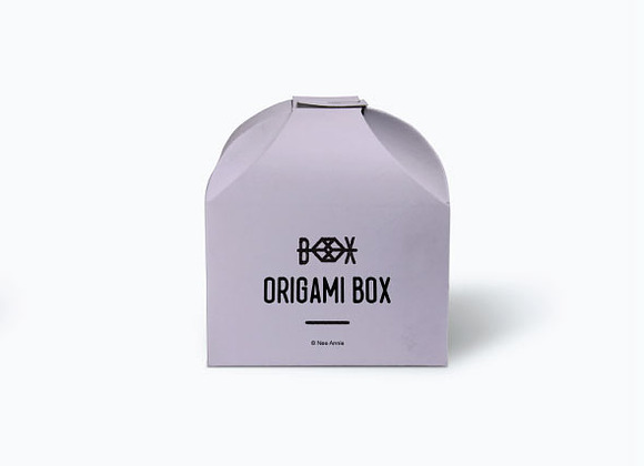 Download Origami Paper Box Mock-Up