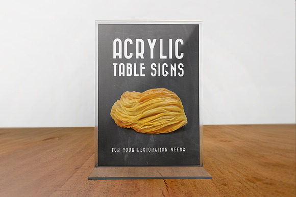 Download Acrylic Table Signs