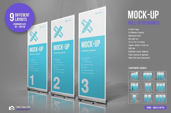 Free Roll Up Mock-Up