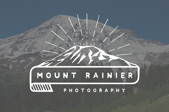 Mount Rainier Logo Template in Logo Templates