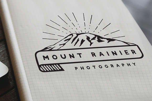 Mount Rainier Logo Template in Logo Templates - product preview 3