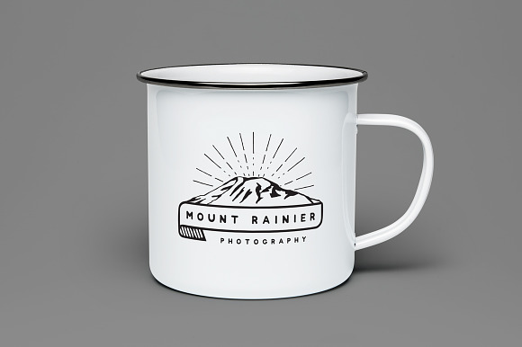 Mount Rainier Logo Template in Logo Templates - product preview 4