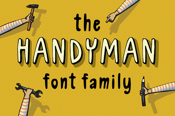 Handyman The Skillful Font Family