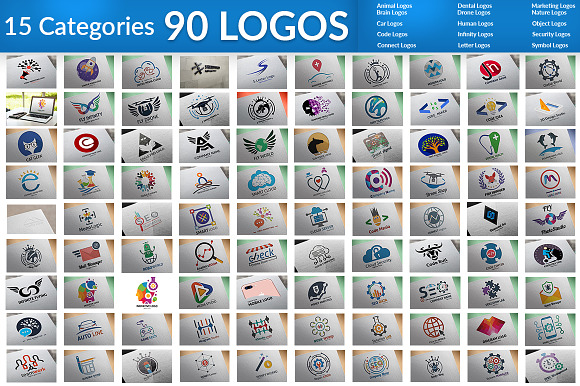90 Big Bundle Logos