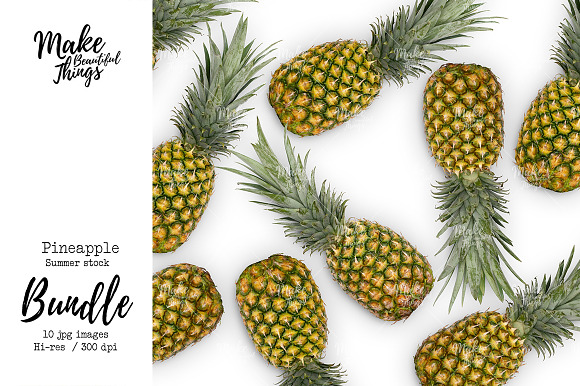 Pineapple Stock Photo Bundle