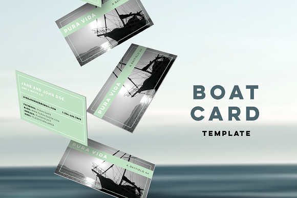 Boat Card Template