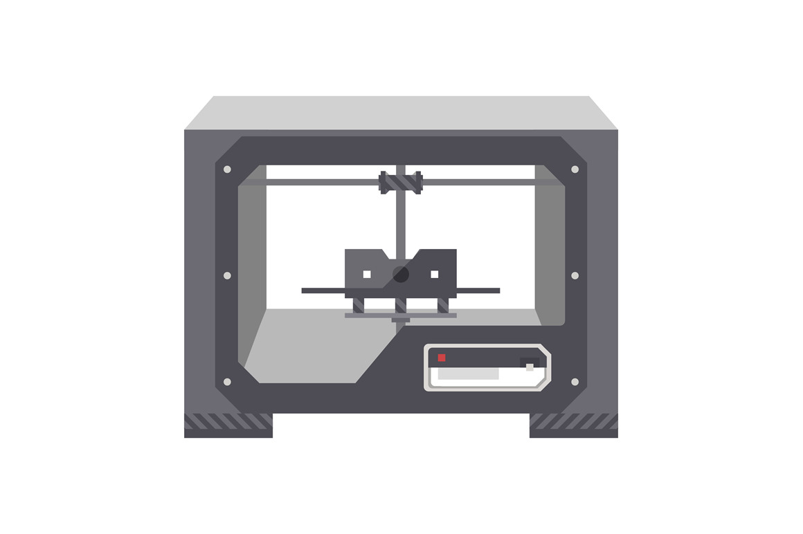 3D Printer Illustrations Creative Market