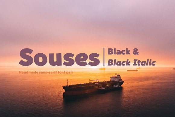 Souses-Black Black Italic