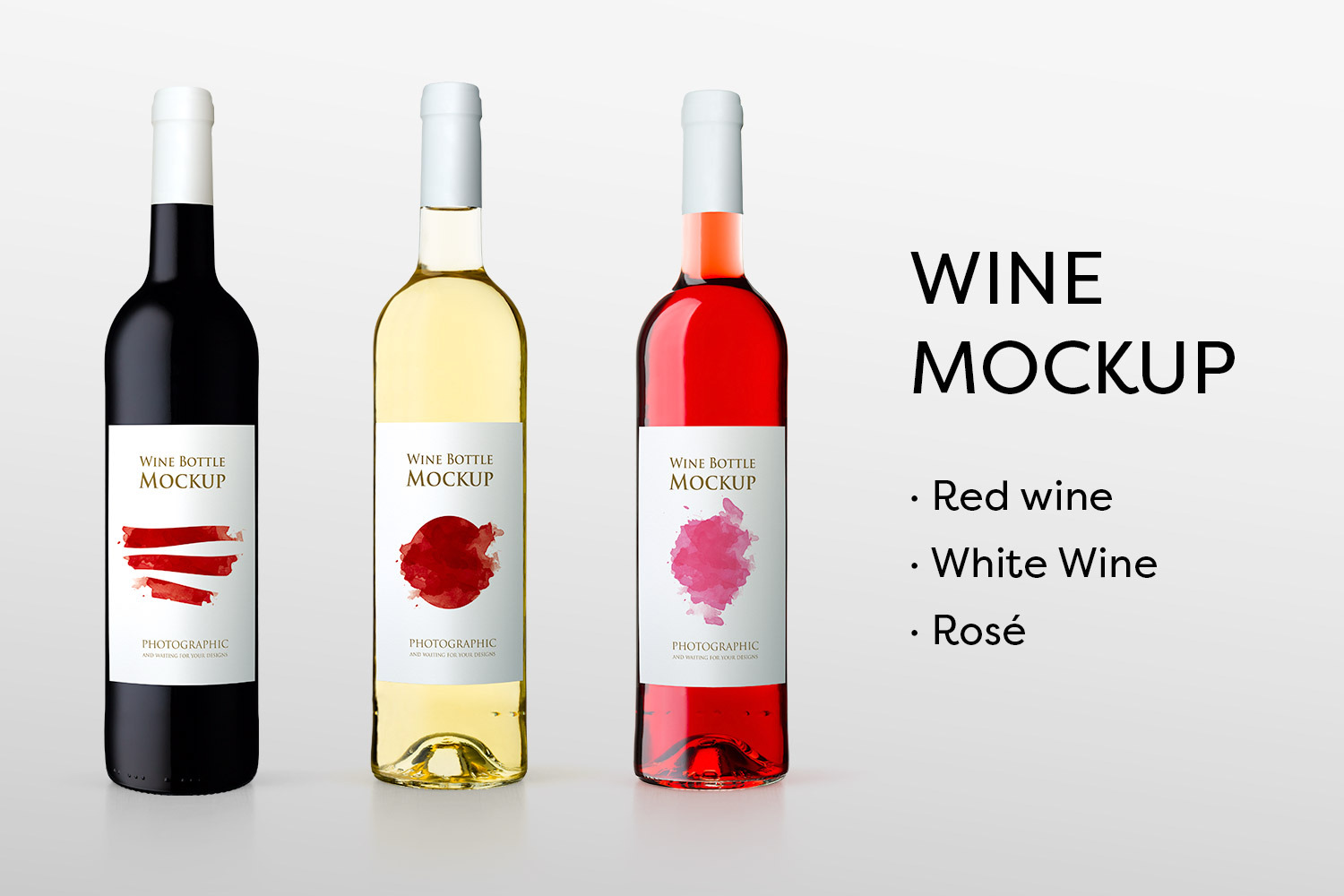 Download Wine Bottles Mockup ~ Product Mockups ~ Creative Market Free Mockups