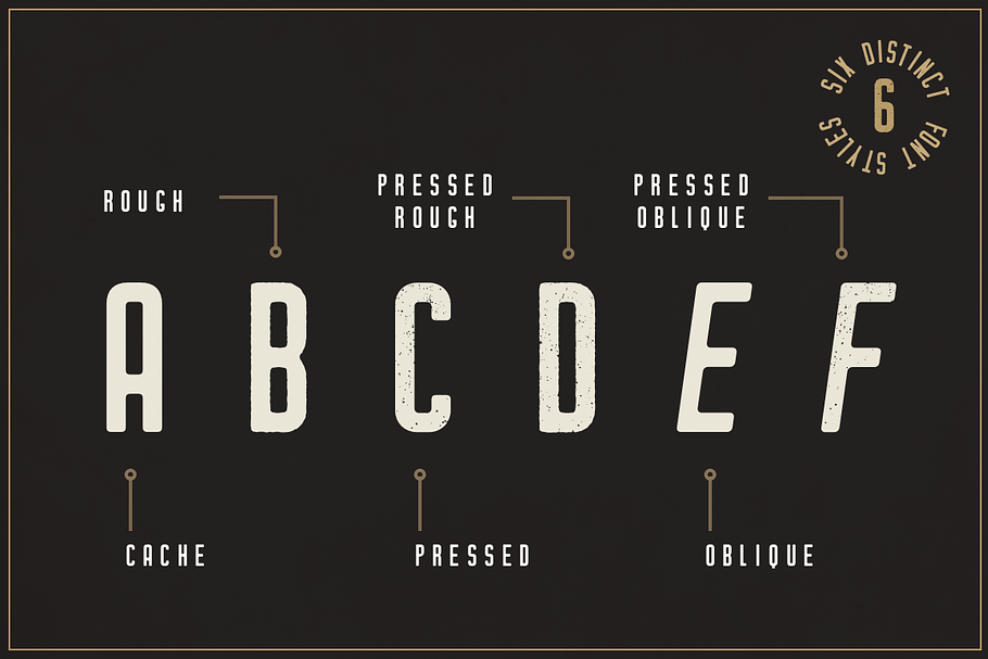 Cache - Vintage Font Family in Vintage Fonts - product preview 1
