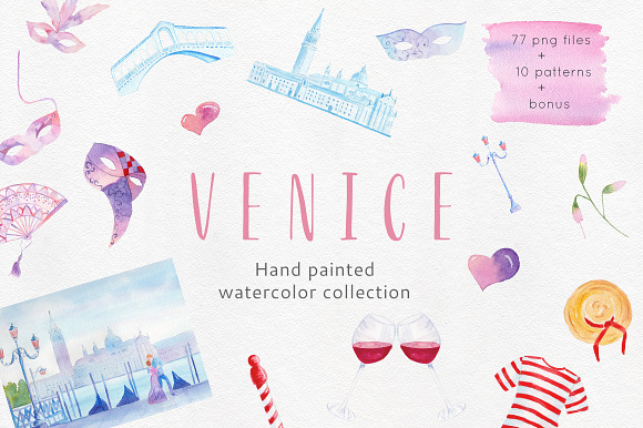 Venice Watercolor Collection