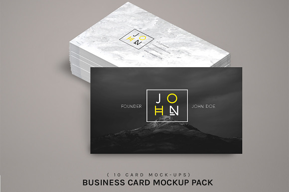 Business Card Mockup Bundle