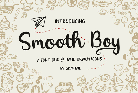 Smooth Boy Fonts Icons