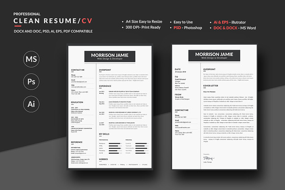 Multipurpose Resume Cv