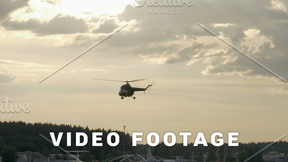 Helicopter Flight Slowmo 60 Fps