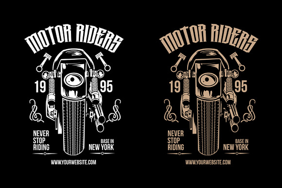 Motorcycle Riders T-Shirt Design