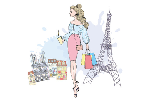 Paris Shoping Card