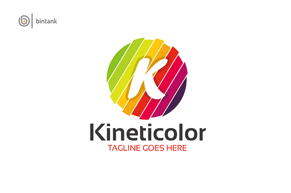 Colorful K Letter Logo