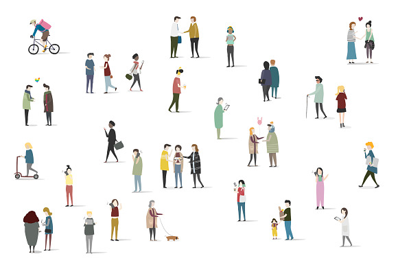 Vector Of Diverse Group Of People