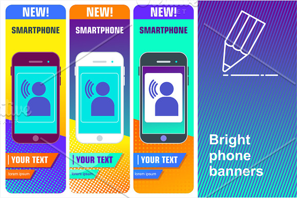 Bright Phone Banners