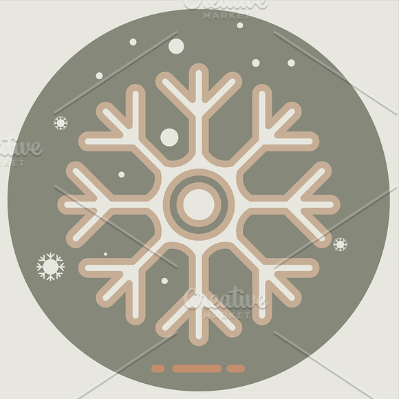 Icon Of Cold Sign Depicting Snowflake