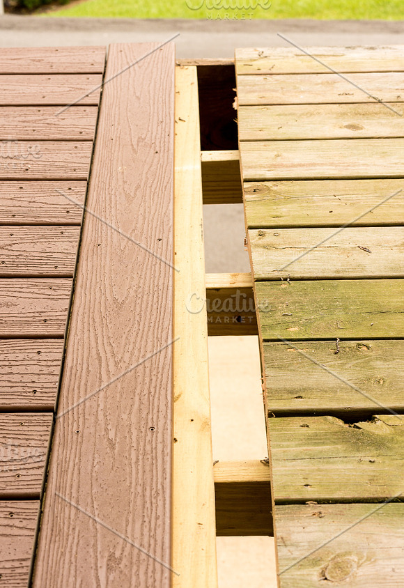 Replacement Of Old Wooden Deck With Composite Material