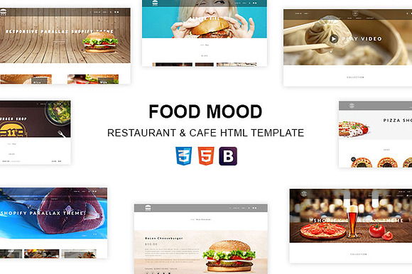 Food Mood ECommerce HTML Template