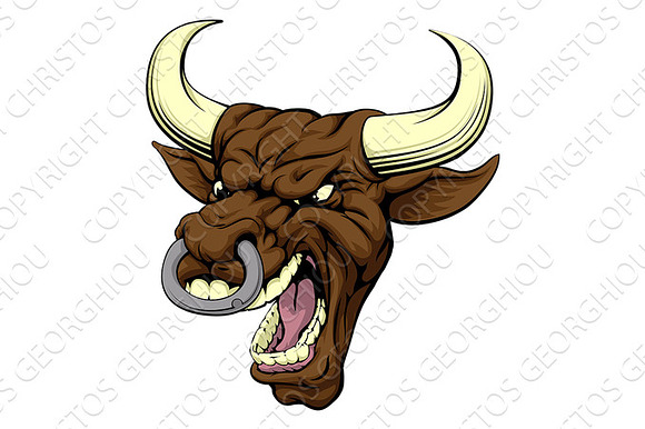 Bull Sports Mascot