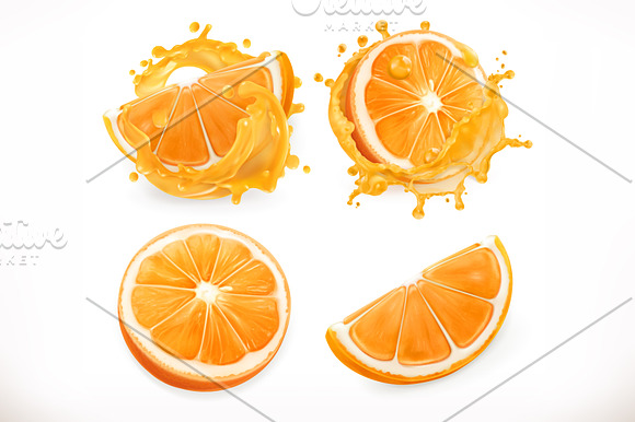 Orange Juice Vector