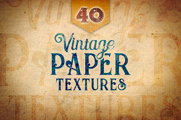 40 Vintage Paper Textures
