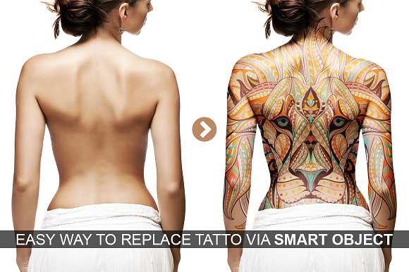 Download Realistic Tattoo Mockup
