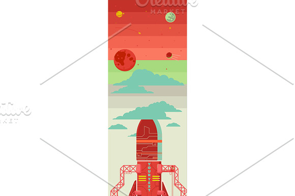 Rocket Ship Illustration