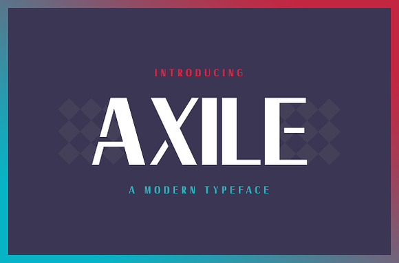 Axile Typeface