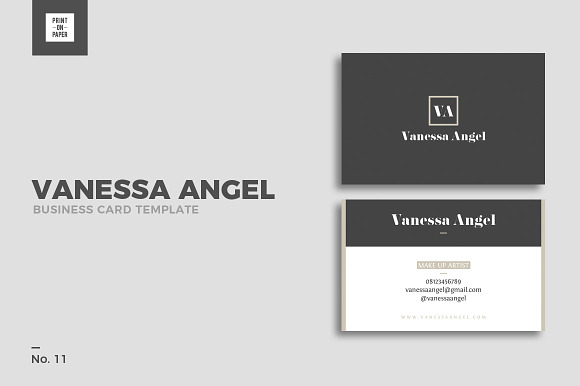 Vanessa Angel Business Card No 11