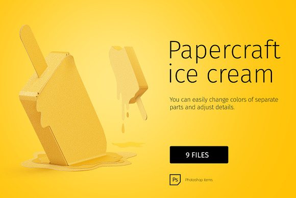 Papercraft Ice Cream
