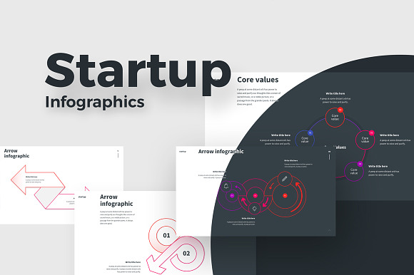 STARTUP Powerpoint Infographics