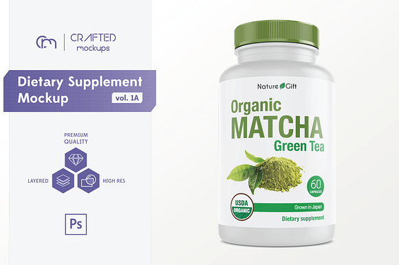 Download Dietary Supplement Mockup v. 1A