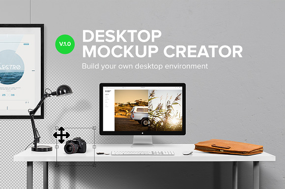 Free Desktop Mockup Creator